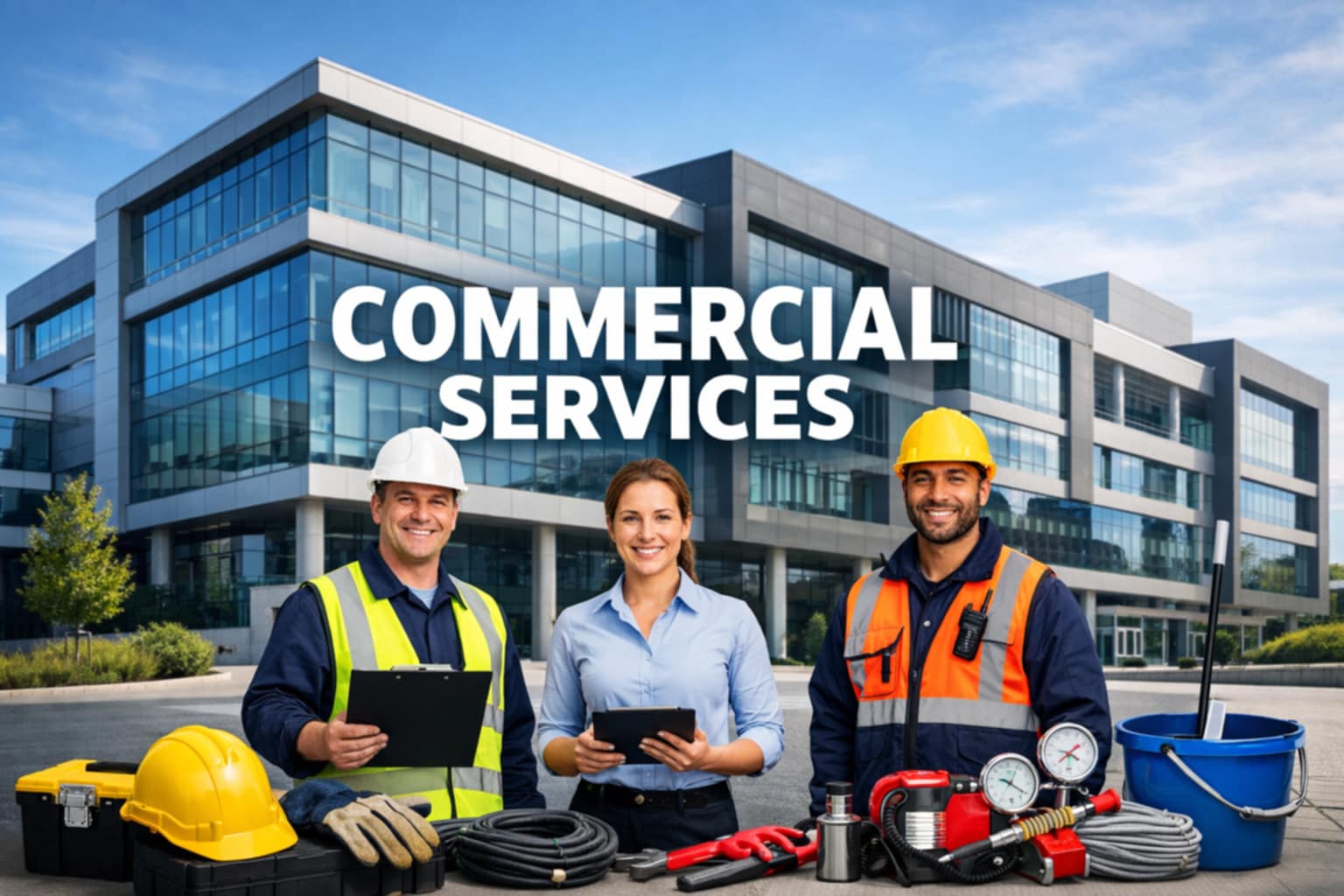 Commercial services support in East London for businesses
